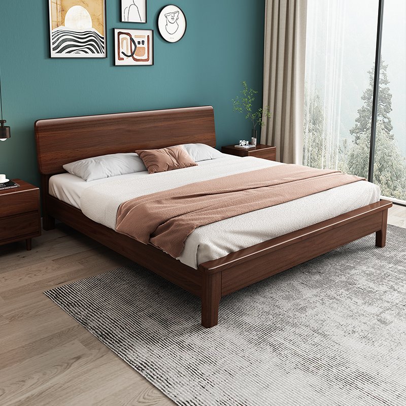 Brezza Solid Wood Bed - Indigo Sofa